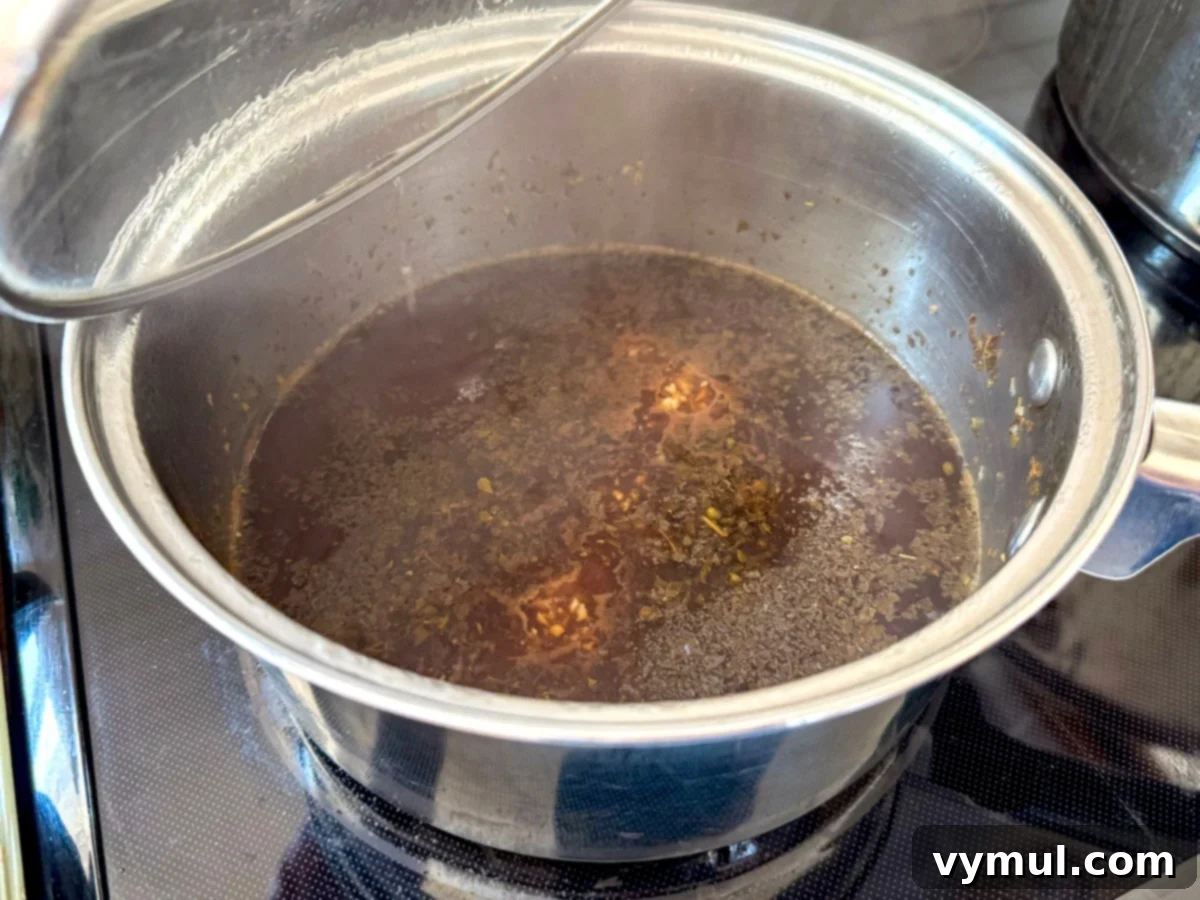 Easy Canned Tomato Bruschetta Summer Captured 4 heating tomato bruschetta brine in pot