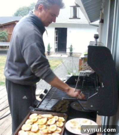 Cooking grilled potato planks