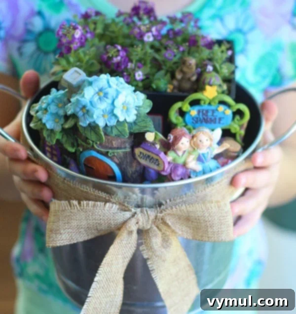 15 Easy and Beautiful Handmade Garden Gifts 9 Fairy Garden Kit via Glue Sticks Blog