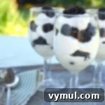 Summer Berry Parfaits with Golden Honey Cream 6 Fruit-berry parfaits on tray