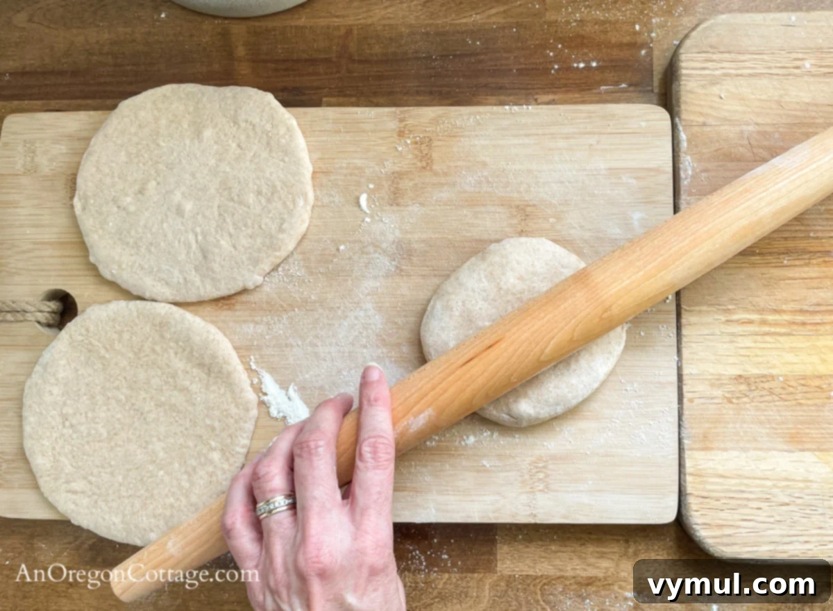 Simple Wholesome Homemade Pita 10 rolling pita dough balls