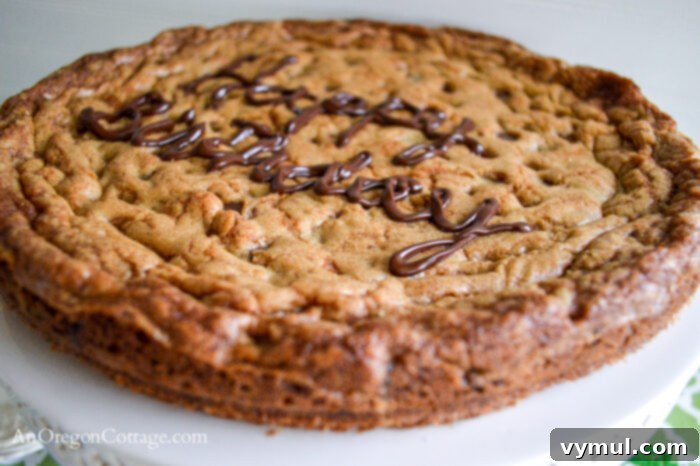 Giant Birthday Cookie-close