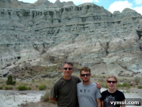 Scenic view inside the Blue Basin in John Day Fossil Beds