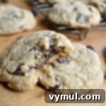 Soft chewy whole grain chocolate chip cookies