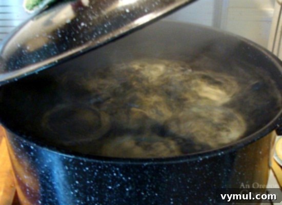 Mastering Pickled Asparagus A Simple Canning Tutorial 15 Pickling and Canning Asparagus_13-processing in canner