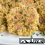 Savory Parmesan Rice Cakes Made Easy 7 rice cake close on plate