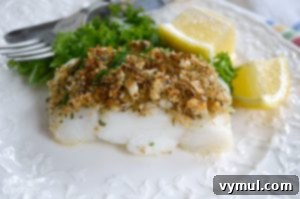 Baked White Fish with Parmesan-Herb Crust