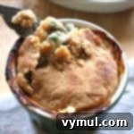 Savory Cheesy Crust Ham Pie from Leftover Ham 8 Cheesy Crust Ham Pie on fork