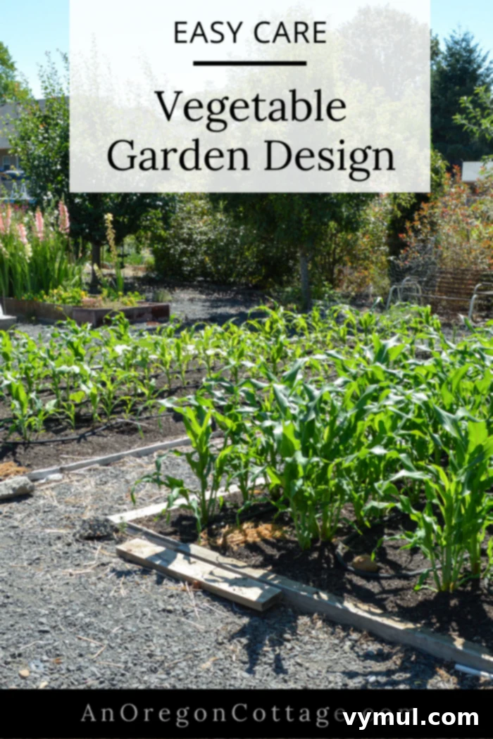 5 Steps to an Effortless Vegetable Garden Design 11 easy care vegetable garden design pin