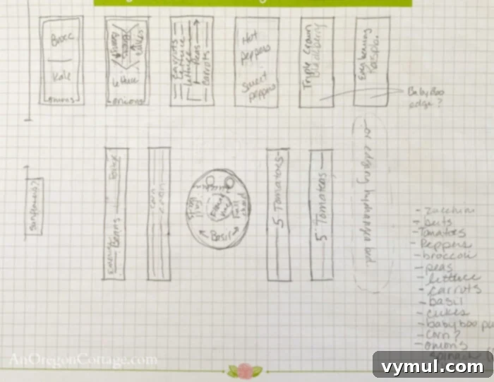 5 Steps to an Effortless Vegetable Garden Design 6 yearly vegetable garden plan