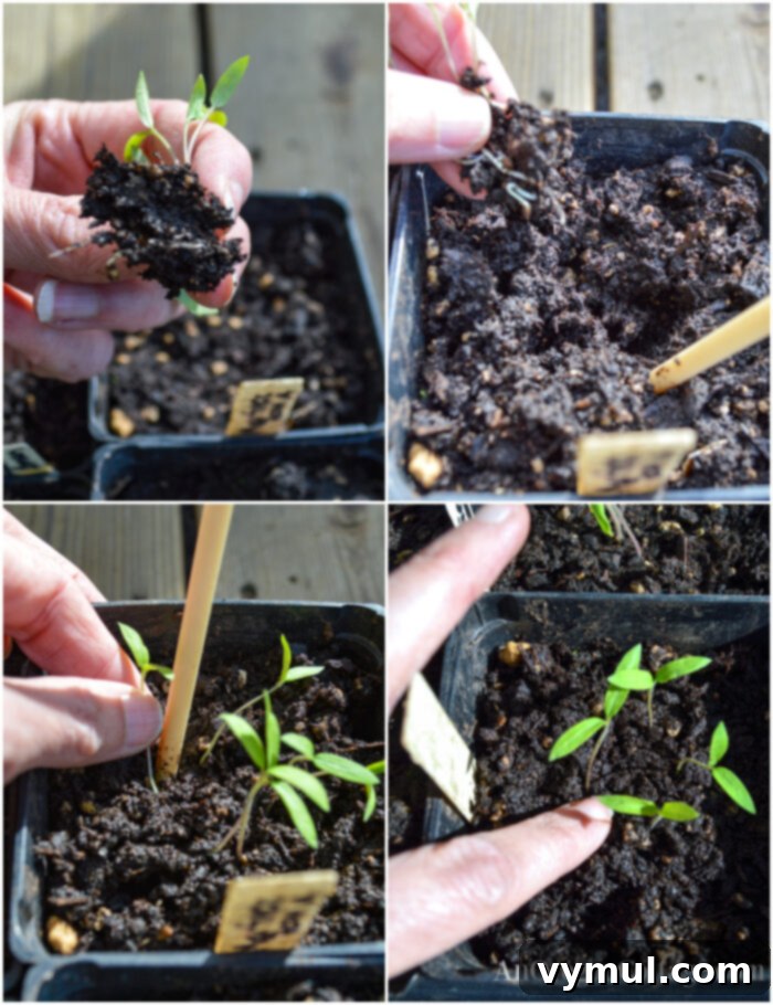 transplanting seedlings week 1