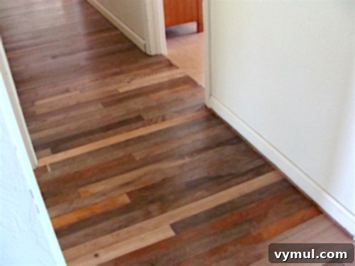 Podcast Episode 2: From Discarded Finds to Designer Benches and Delectable Salads 4 $60 Salvaged wood hall floor