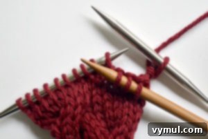 Craft Beautiful Cable Headbands: Free Printable Labels & Step-by-Step Tutorial 15 Knitted cable ear warmer headband step1