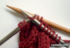 Craft Beautiful Cable Headbands: Free Printable Labels & Step-by-Step Tutorial 20 Knitted cable ear warmer headband step7