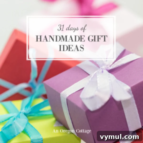 Episode 9: Crafting Joy with Handmade and Edible Gifts 3 Explore a wide range of unique handmade gift ideas for all ages and occasions from An Oregon Cottage's curated series.