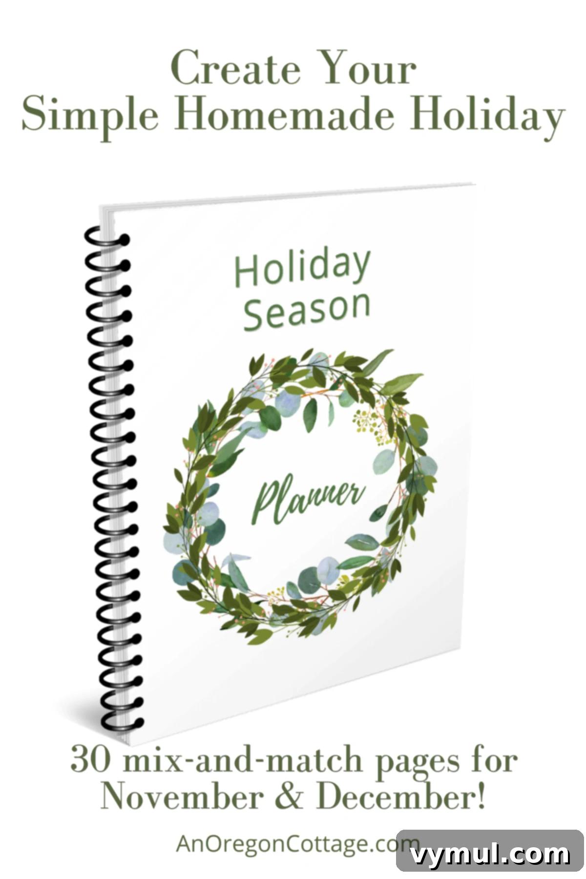 cover of holiday planner