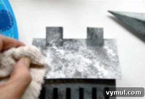 Create a Faux Galvanized Finish Step-by-Step Guide 17 How to paint faux galvanized houses-step 4