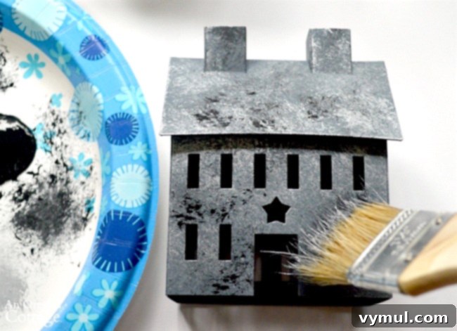 Create a Faux Galvanized Finish Step-by-Step Guide 7 How to paint a faux galvanized finish-step 3