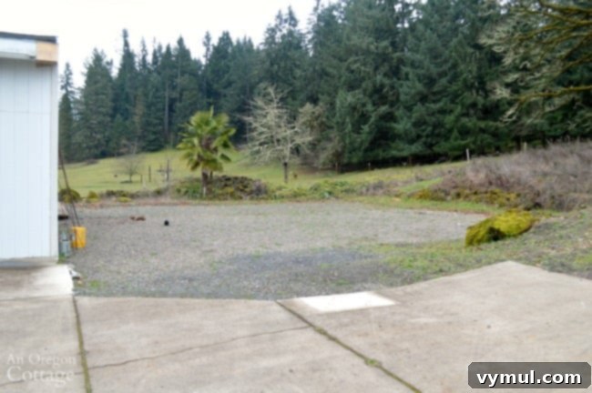 Farmhouse Fixer: Our Yard's Raw Potential Unveiled 6 gravel area for vegetable garden