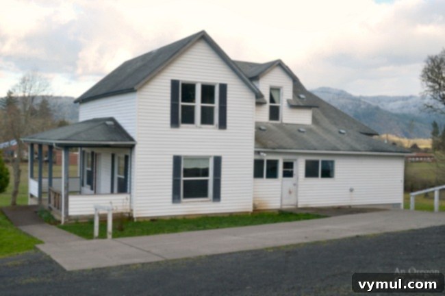 Farmhouse fixer exterior before-west side