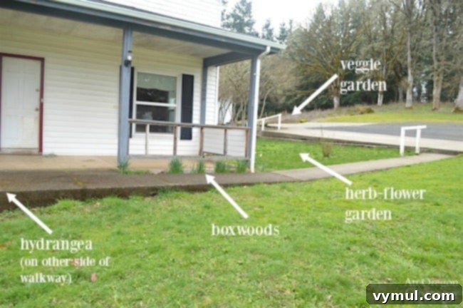 front yard porch plan details