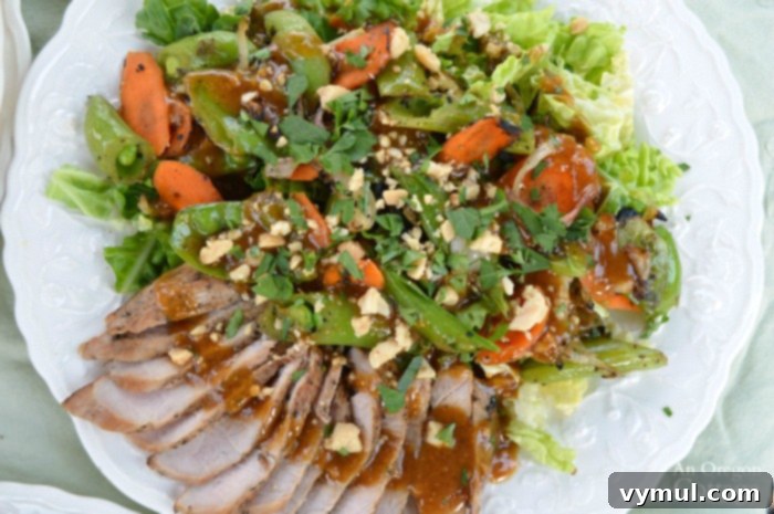 An easy grilled salad with Thai flavors ready in 30 minutes