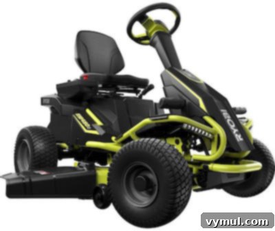 ryobi electric riding mower