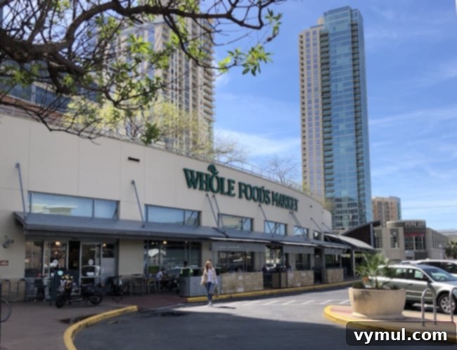 Flagship Whole Foods store in downtown Austin