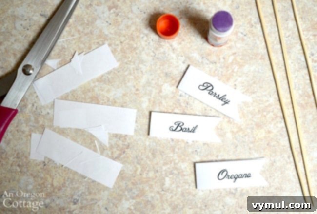 Homemade Italian Herb Dressing Gift Kit with Printable Labels 5 Herb Garden Dressing Gift Basket-making labels