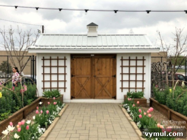 Spring garden ideas-Garden shed at Magnolia seed and supply