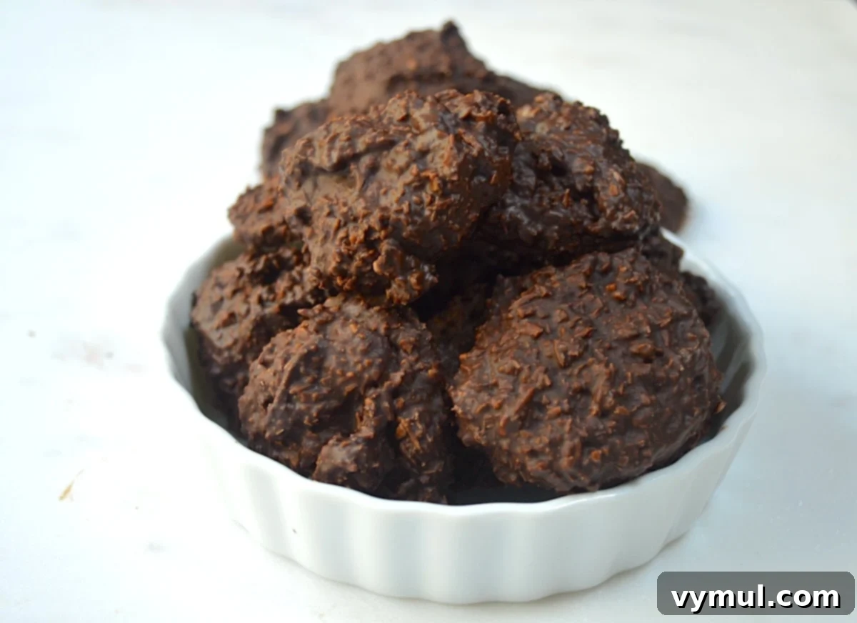 16 Wholesome & Easy Desserts: Six Ingredients or Fewer 12 coconut clusters in white bowl