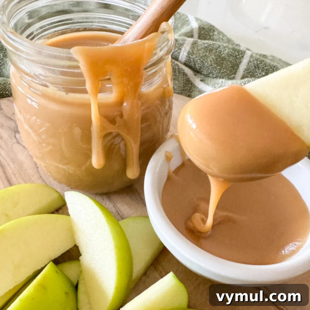 16 Wholesome & Easy Desserts: Six Ingredients or Fewer 15 dipping apple in homemade caramel