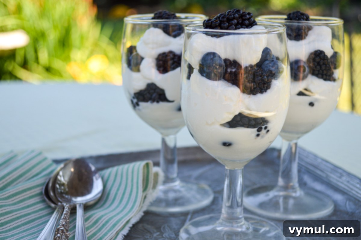 16 Wholesome & Easy Desserts: Six Ingredients or Fewer 5 berry parfaits in clear wine glasses