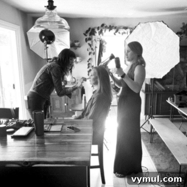 Podcast Ep 37: Master Your Reading: Why, What, and How to Make Time 5 Jami's first hair and makeup session for a professional photoshoot.