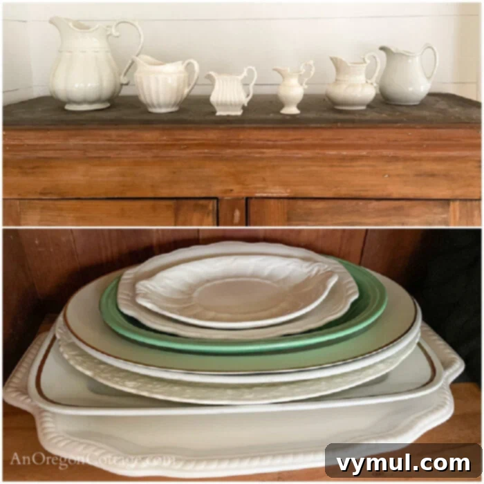 Thrift white pottery thrift store white pottery on shelves