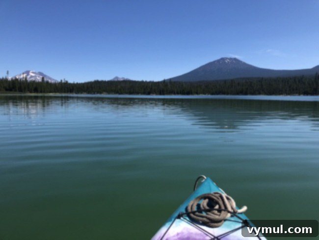 My Favorite Finds, Vol. 7: Cascade Lakes Adventures, Spiralized Delights, Eco-Friendly Coffee & Bookish Bliss 3 Kayaking Little Lava Lake in Oregon's Cascade Lakes region
