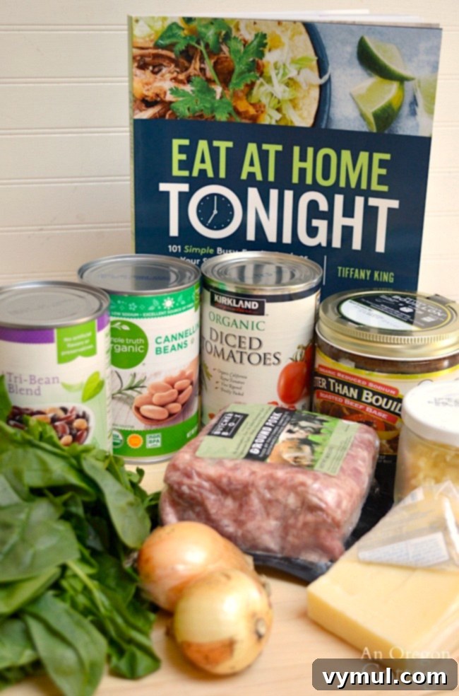 Rustic Italian Sausage Soup ingredients