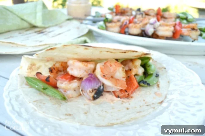 Zesty Lemon Fish and Veggie Grill or Bake Packets 13 Grilled shrimp and vegetable tacos make an easy and fresh family meal