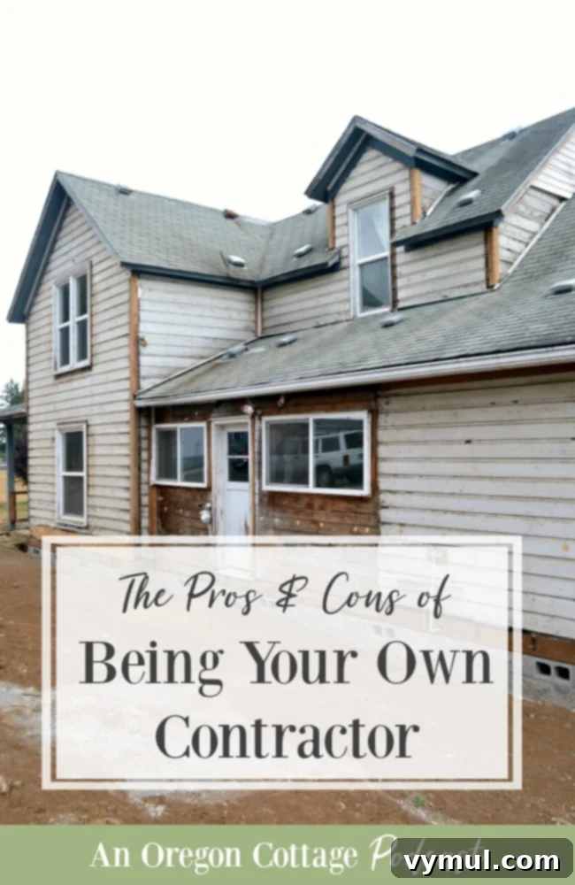 Podcast Ep.41-Pros-Cons of Being Your Own Contractor