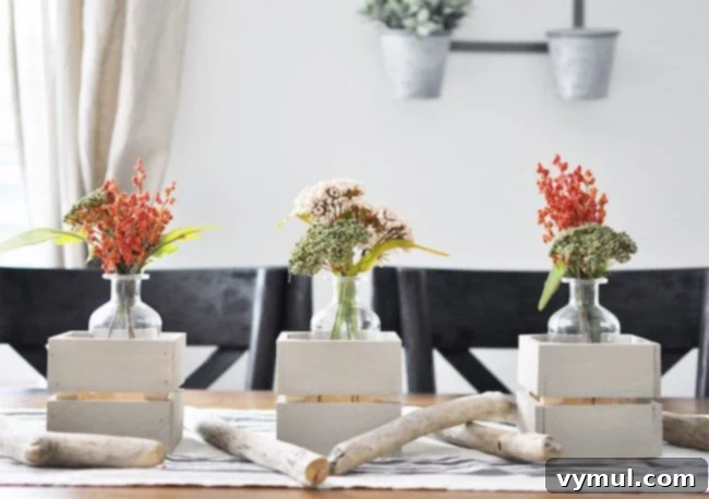 Fall Farmhouse Focal Points Cozy Cottage Centerpieces 11 Simple Floral & Crates Fall Centerpiece