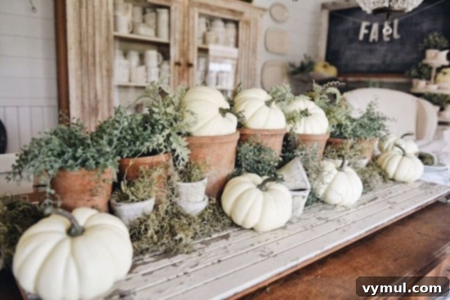 Fall Farmhouse Focal Points Cozy Cottage Centerpieces 12 Liz Marie Blog Rustic Garden Fall Dining Room Table