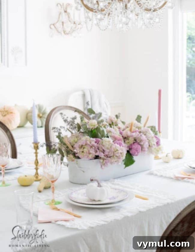 Fall Farmhouse Focal Points Cozy Cottage Centerpieces 6 Romantic Fall Centerpiece with Purple Cauliflower and Artichokes