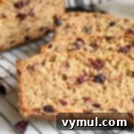 Zesty Orange Cranberry Whole Wheat Delight 11 Cranberry Bread Recipe slices