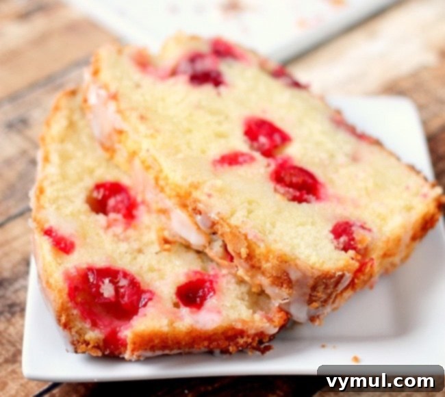 The Complete Collection of 17 Cranberry Bread Recipes Yeast Gluten-Free and Paleo 19 Cranberry Bread Recipes-Sliced cranberry lemon loaf, highlighting a refreshing citrus pairing.