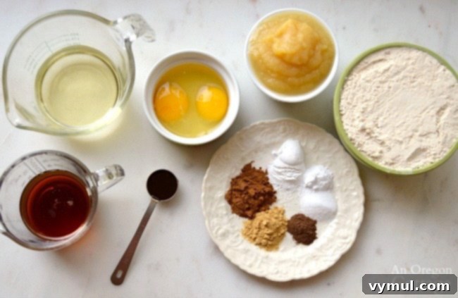 Wholesome Maple Spiced Applesauce Loaf Dairy Free 4 Applesauce and Spice Bread Recipe ingredients
