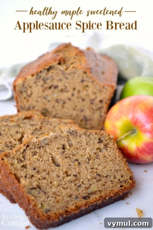 Wholesome Maple Spiced Applesauce Loaf Dairy Free 8 Healthy Applesauce and Spice Bread Recipe