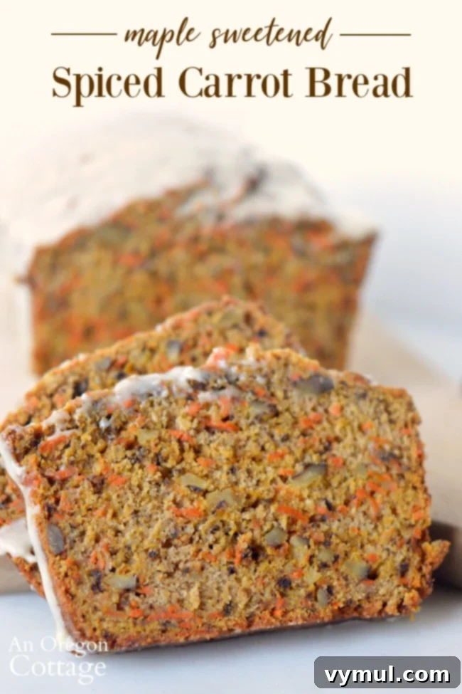 Warm Maple Spiced Whole Wheat Carrot Bread 2 Spiced Carrot Bread Recipe