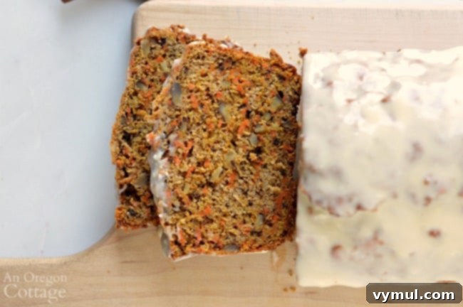 Warm Maple Spiced Whole Wheat Carrot Bread 3 Spiced Carrot Bread Recipe-slices