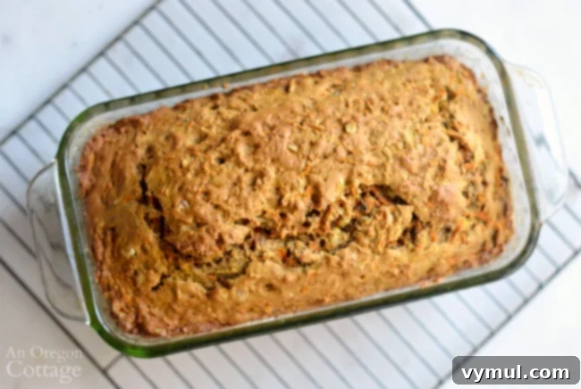 Warm Maple Spiced Whole Wheat Carrot Bread 7 Spiced Carrot Bread Recipe-baked in pan