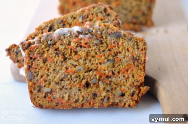 Warm Maple Spiced Whole Wheat Carrot Bread 9 Spiced Carrot Bread Recipe-slice